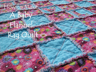 http://createinthesticks.blogspot.com/2012/12/how-to-make-flannel-rag-baby-quilt.html