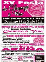 Propostas para a fin de semana 17,18 e 19 de Xuño: San Salvador acoge la XV Festa do Chourizo ao Viño, que incluye la IX Carreira de Carretas