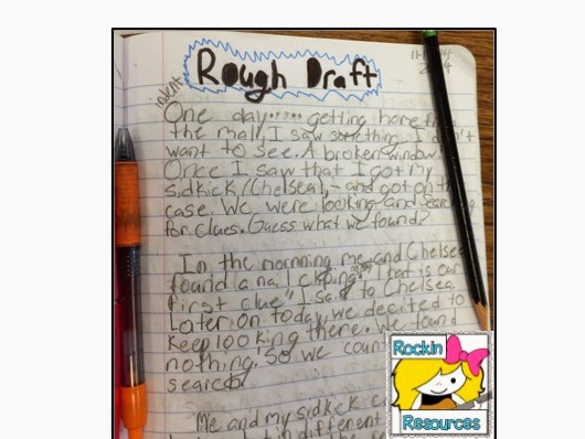 Rockin Resources: Writing Mini Lesson #22- Writing a Rough ...