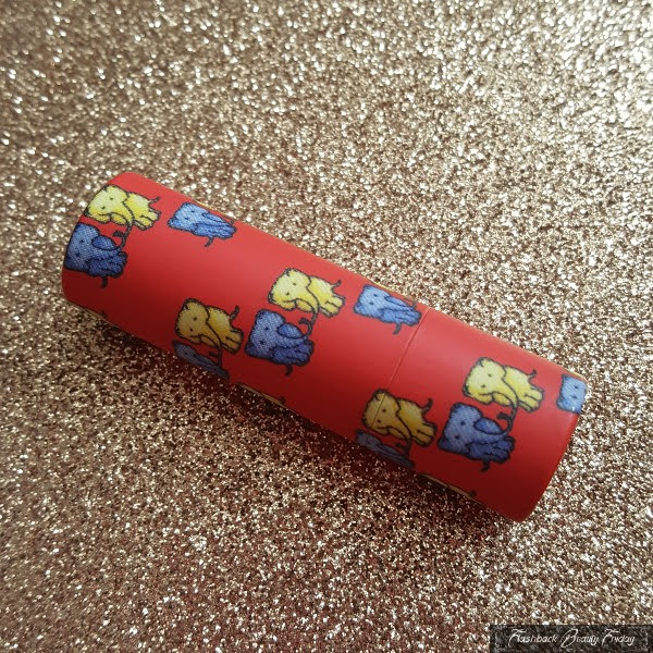 red elephant printed lipstick case