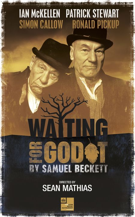 Patrick Stewart and Ian McKellen in UK production of Samuel Beckett's 'Waiting for Godot'