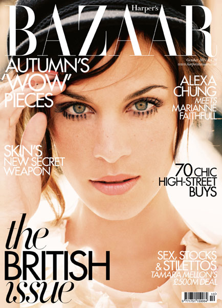  article tattoo about Alexa Chung Harper 39s Bazaar Uk October 2011 and 