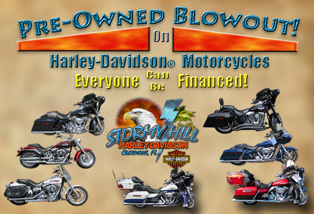 Used Harley-Davidson motorcycles