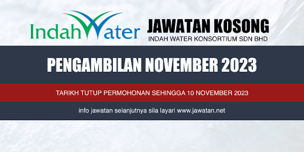 Jawatan Kosong Indah Water Konsortium Sdn Bhd 2023