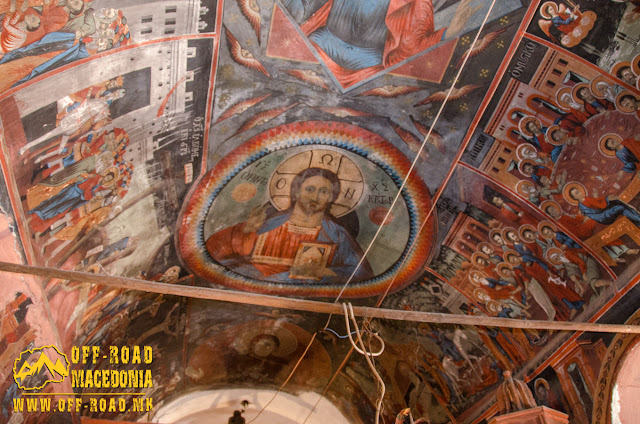 Fresco painting - St. Petka church in Skochivir village, Municipality of Novaci