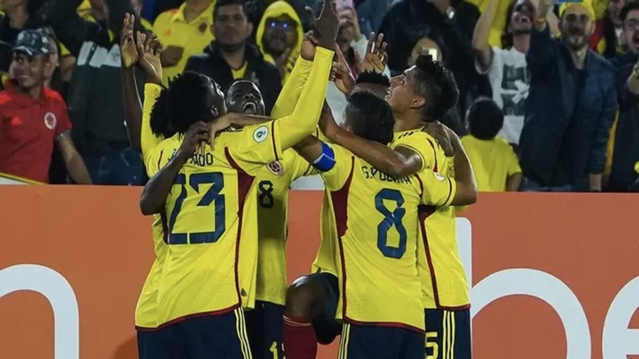 Colombia gana 2-1 a Venezuela y la deja sin Mundial Sub-20