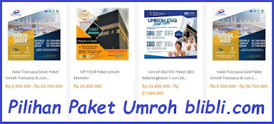 Pilihan paket umroh blibli.com