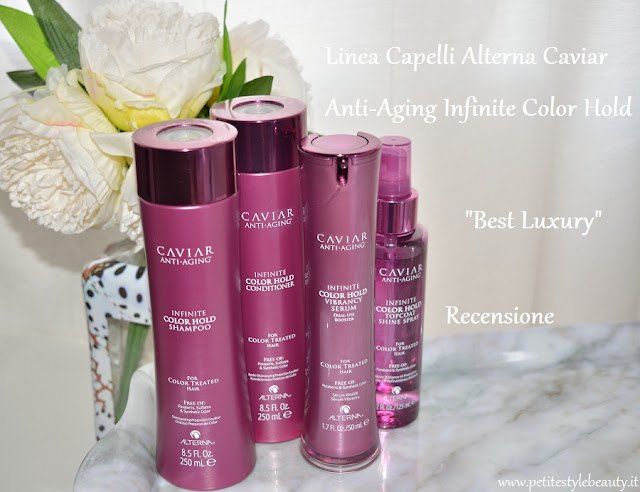 Esiste una linea antietà per capelli? Certo che sì. Scopri con me la Caviar Infinite Color Hold di Alterna, per capelli super profumati e risultati top. #lineacapelli #alternacaviarantiaging #infinitecolorhold #prodotticapellicolorati #linealuxury #antietàcapelli #adiflagstore #bellezza #beautyblogger #haircareroutine #idearegalonatale #recensione