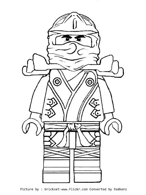 Golden ninjago coloring pages