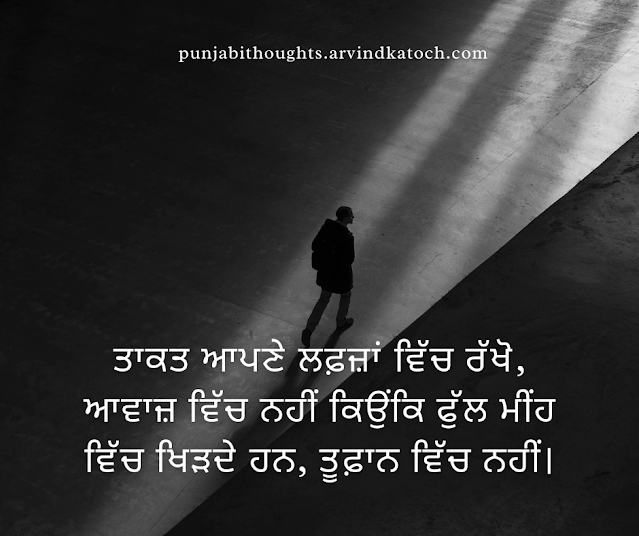 Punjabi Thought, Strength,words,