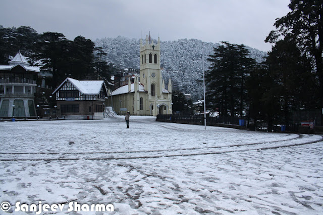 Today Shimla has first snowfall in 2013 and this Photo Journey shares some of the snow covered hills of Shimla. Big Thanks to Sanjeev, Vandana & Varun for sharing these moments with us on PHOTO JOURNEY. Let's check out and know about the fresh snowfalls in Himachal Pradesh (INDIA).Today Facebook and Twitter were flooded with snowfall photographs from Shimla by various friends. There is lot of excitment about this snowfall, although at the same time people felt bad about the rainfall just after that which spoiled the fun. Although people are having fun with whatever snow Shimla has got.This Photo Journey is shared by Sanjeev Sharma, Vandana Bhagra & Varun Chaudhary. All of them have shared some great Photo Journeys with us in past and especially on snowfall in Shimla. Please check out following links by each of them -Sanjeev - http://phototravelings.blogspot.com/2012/01/white-photo-journey-from-mall-road.htmVandana - http://phototravelings.blogspot.com/2012/01/shimla-greets-tourists-with-welcoming.html Varun - http://phototravelings.blogspot.com/2012/01/record-snowfall-in-himachal-pradesh.htmlWe shall keep updating about future activities in Shimla after this snowfall as more is expected soon.