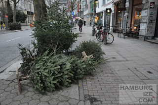 Schanzenstraße - Radwegwinterdeko