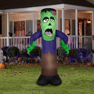  Men's Reaching Zombie Monster Animated Airblown - Green for Halloween