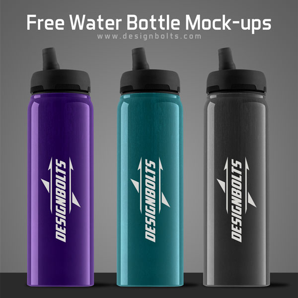 Free PSD Eco Friendly Water Bottle Mockup