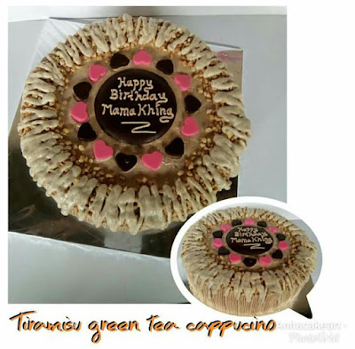 Tiramisu Green Tea Cappucino Mocca Cake