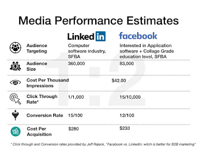 LinkedIn and Facebook Campaigns Performance Estimates