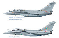 Italeri 1/72 Rafale M Operations Exterieures 2011 (1319) Colour Guide & Paint Conversion Chart