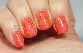 Meshy neon gradient with China Glaze Neons and Messy Mansion Symetrika 05