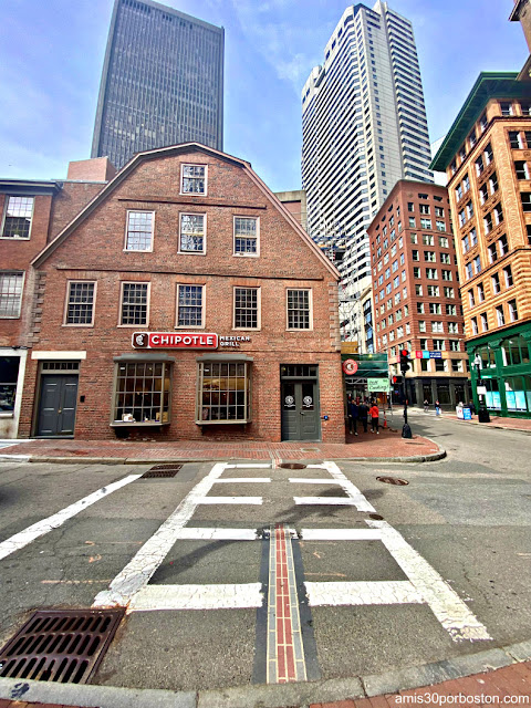 Edificio del Old Corner Book Store en Boston