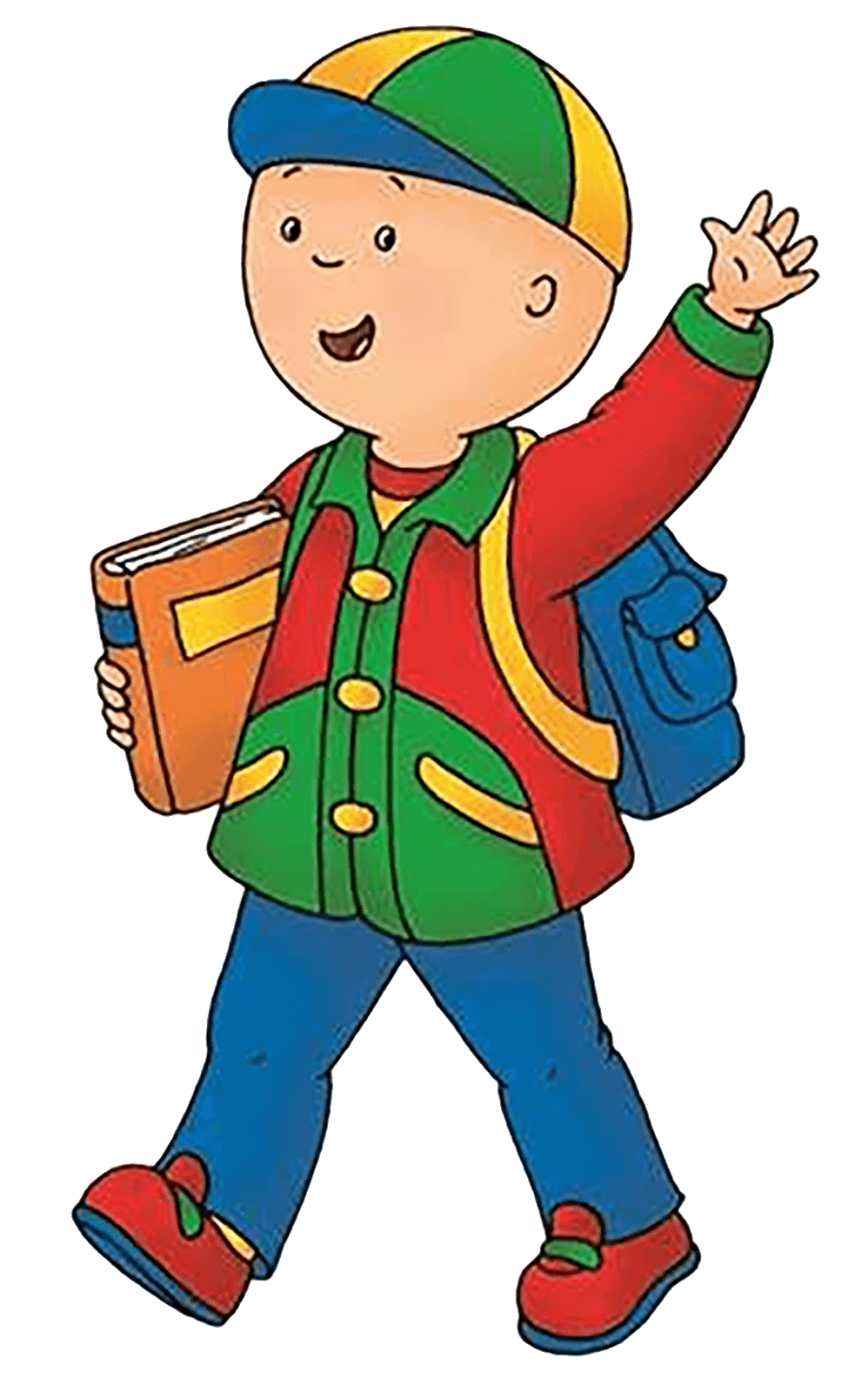 imagen Gigante de los personajes de Caillou  en png con fondo transparente