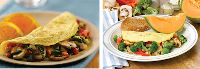 delicious vegetable and mushroom omelet on list of Healthy Foods to Help Lose Weight