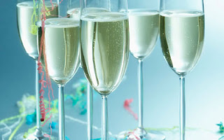 New Year Party Champagne Wallpaper