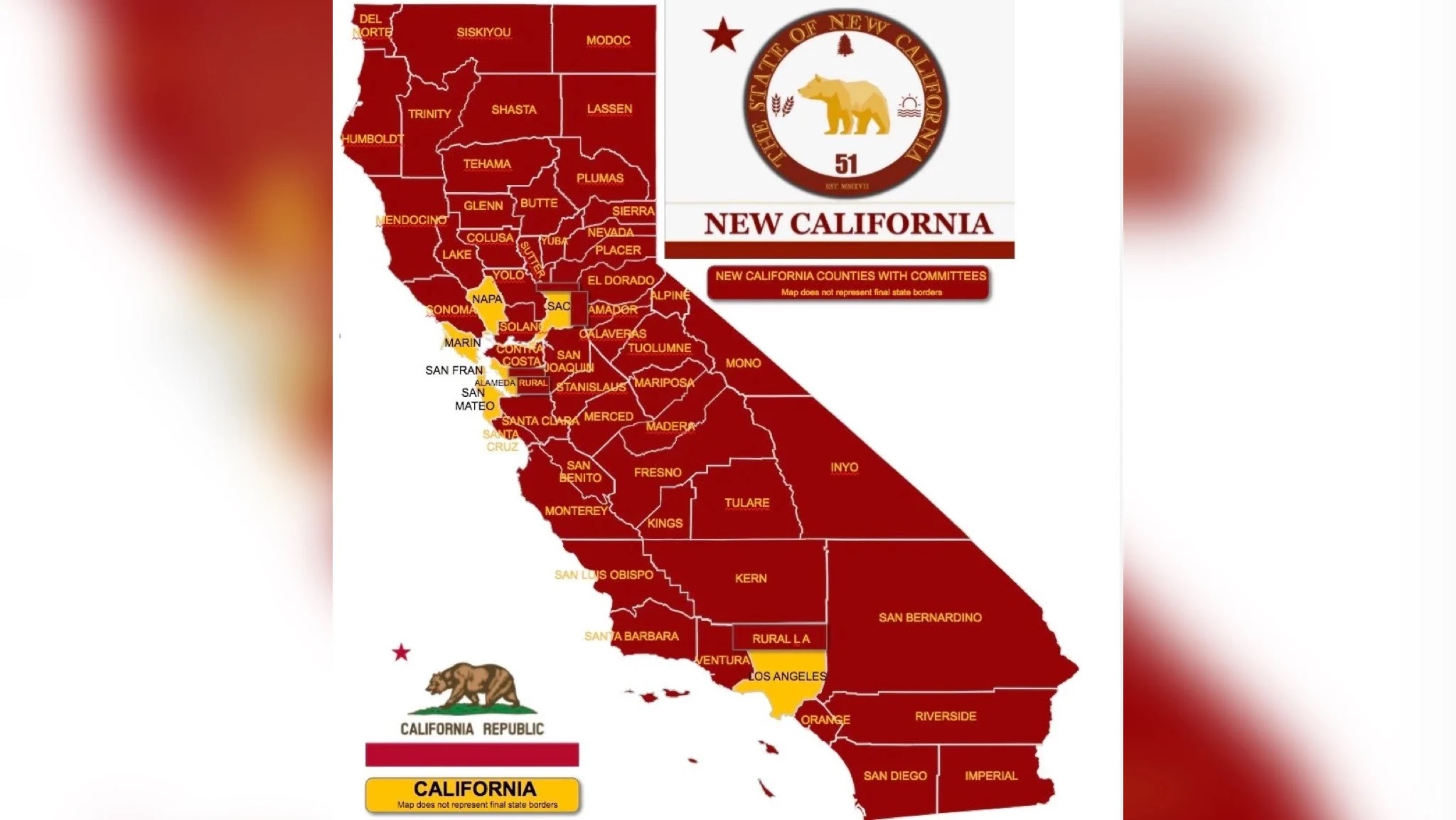 The Process of the Formation of the State of New California Is Well Under Way