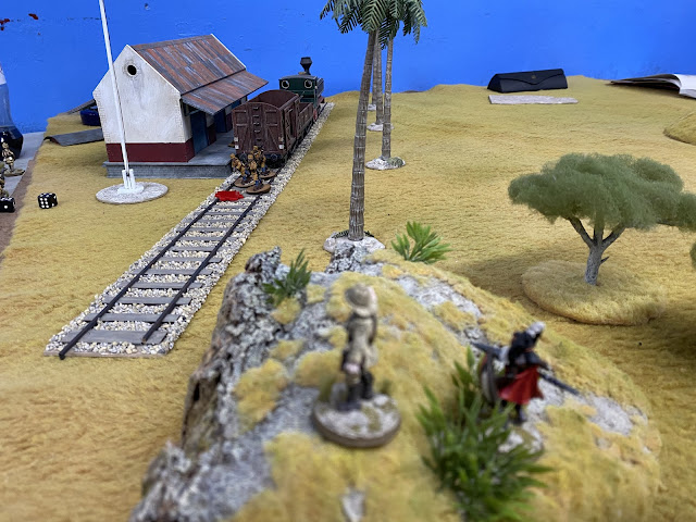 A 28mm WW1 skirmish game set in Deutsch-Ostafrika (German East Africa) using the Setting the East Ablaze rules and Skirmish Elite: Tanga 1914