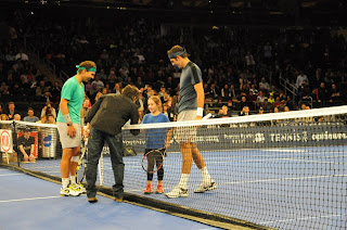 BNP Paribas Showdown in New York, March 4: Del Potro, Nadal, Ben Stiller and a young girl