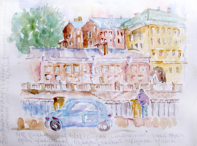 saint-petersburg-Watercolor-Sketch