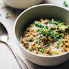one-pot creamy spinach lentils