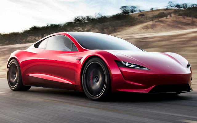 Flying Car Tesla Roadster The Fastest Accelerating Will Have Rocket Engine