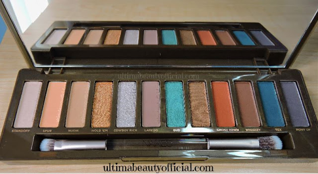 Opened Urban Decay Naked Wild West palette