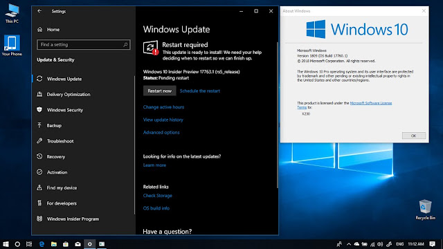 Download Windows 10 Insider Preview Build 17763