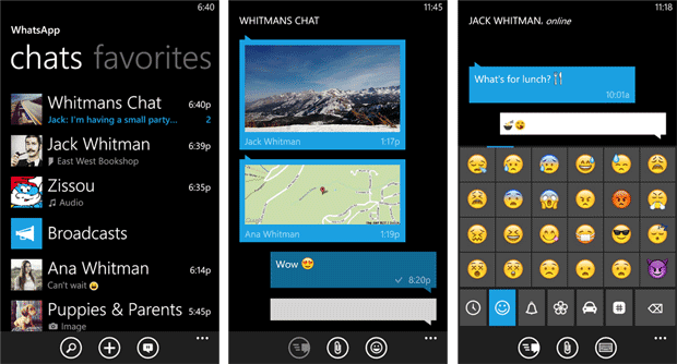 WhatsApp for Lumia is updated to version 2.11.680