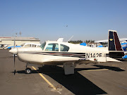 A Mooney Bravo similar to the one that James and I encountered.