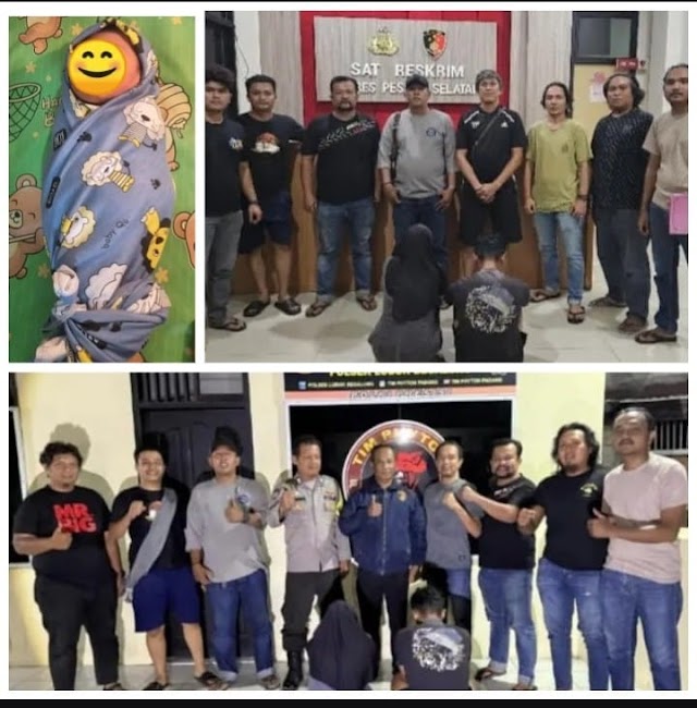 Aksi Cepat Tim Gabungan: Phyton Polsek Lubeg & Buser Pessel Tangkap Pembuang Bayi