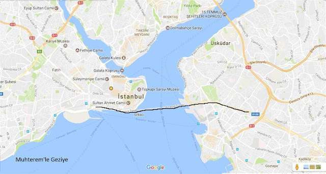 Avrasya tüneli yol güzergahı