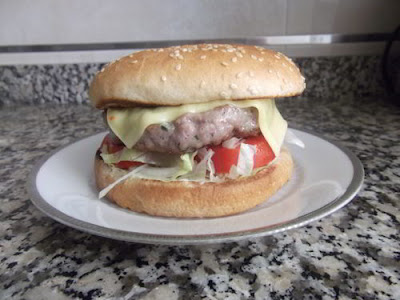 Hamburguesa con queso