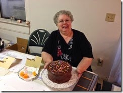 Joy birthday cake
