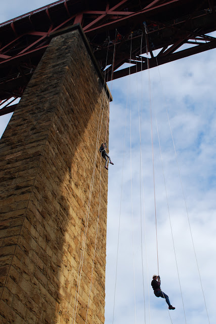 Me - SAMH abseil Forth Rail Bridge