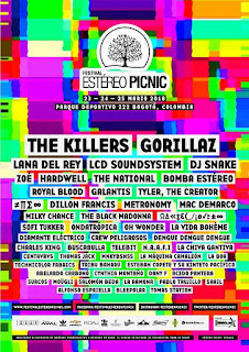 Bandas Estéreo Picnic 2018 