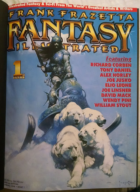 Custom Bound Comics Bind Frazetta Fantasy Illustrated magazine