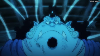 ワンピース アニメ 1073話 ジンベエ 魚人柔術 海流一本背負い | ONE PIECE Episode 1073