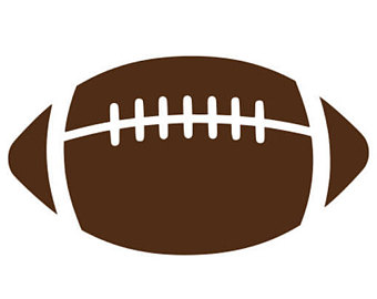 Download football decal - vinyl cut out using the silhouette machine