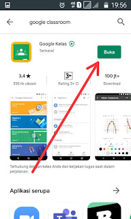 Buka Google Classroom