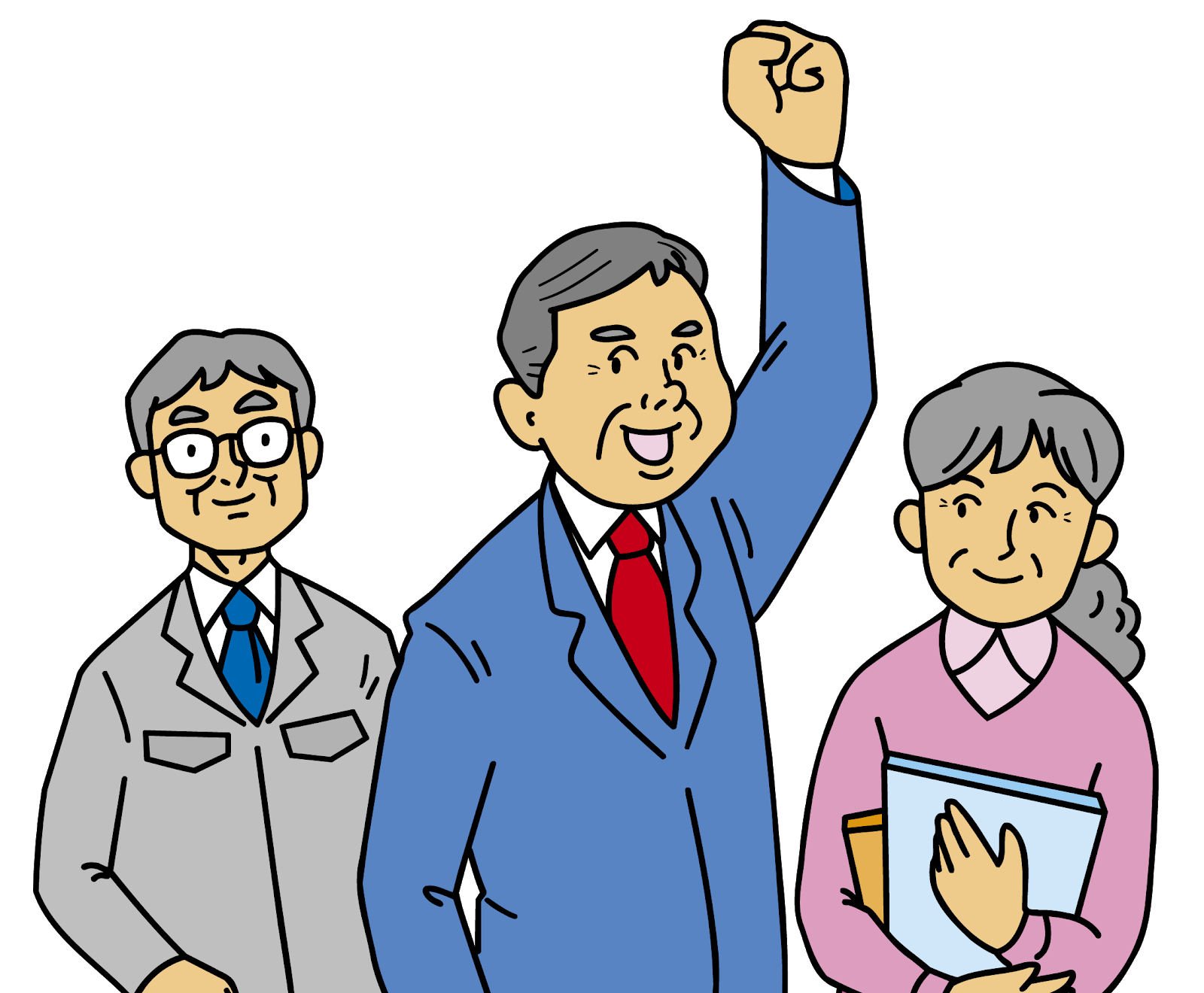 日々のイラスト 働く元気な老人のイラスト 日々のイラスト 働く元気な老人のイラスト