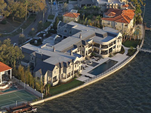 derek jeter home davis islands. Reportedly the largest house