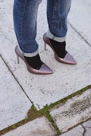 fabi metallic heels, lilac pumps, fashion and cookies, fashion blogger