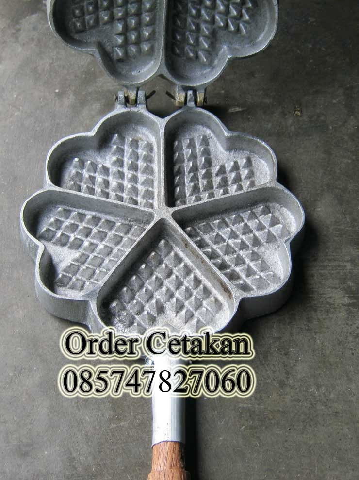 Jual Cetakan Waffle Manual Hati